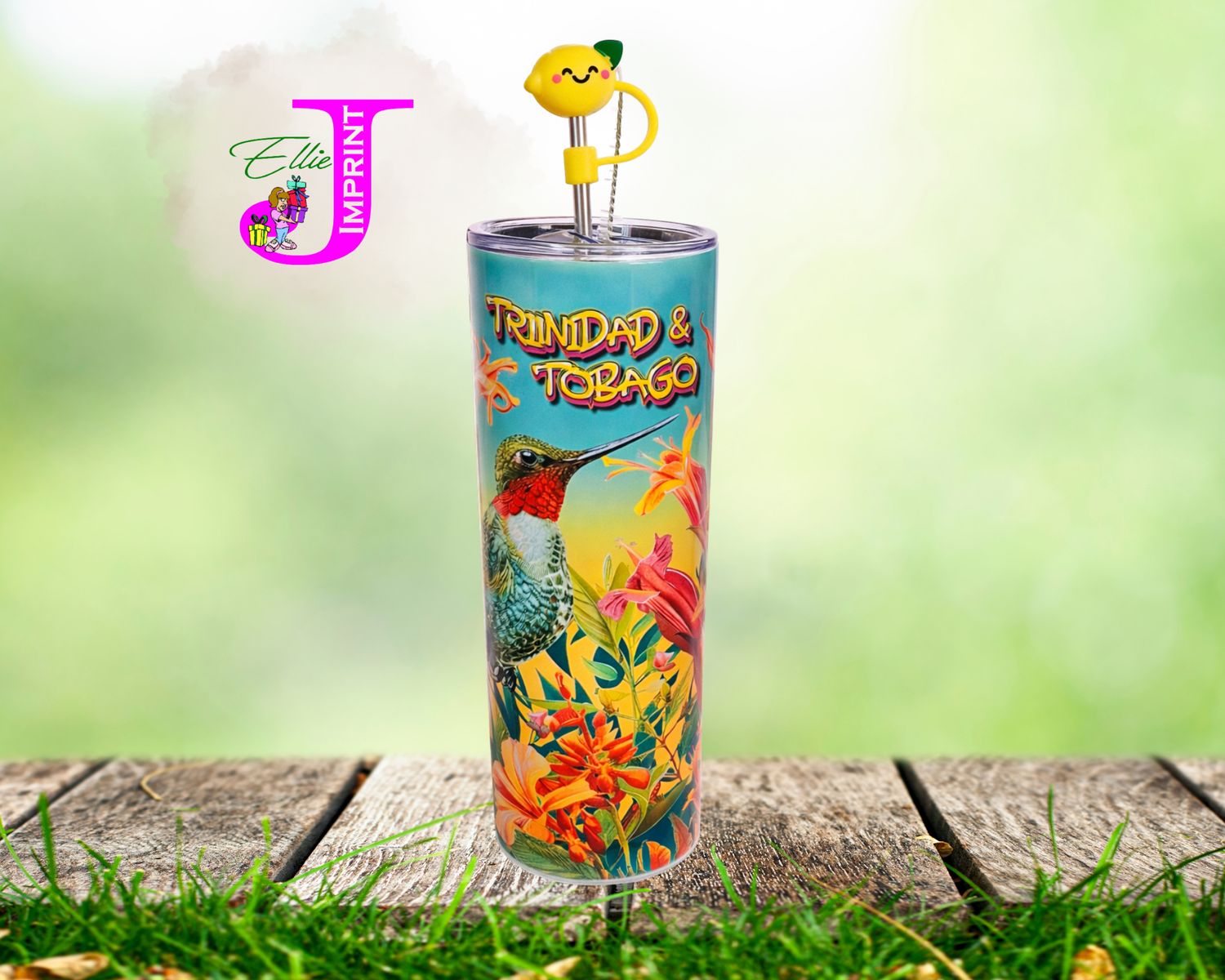 Humming Bird - Trinidad &amp; Tobago 20oz Stainless Steel Tumbler