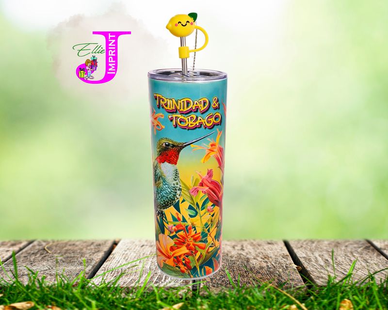 Humming Bird - Trinidad &amp; Tobago 20oz Stainless Steel Tumbler