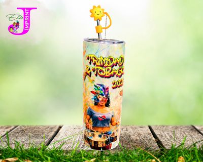 Steelpan Trinidad &amp; Tobago 20oz Stainless Steel Tumbler