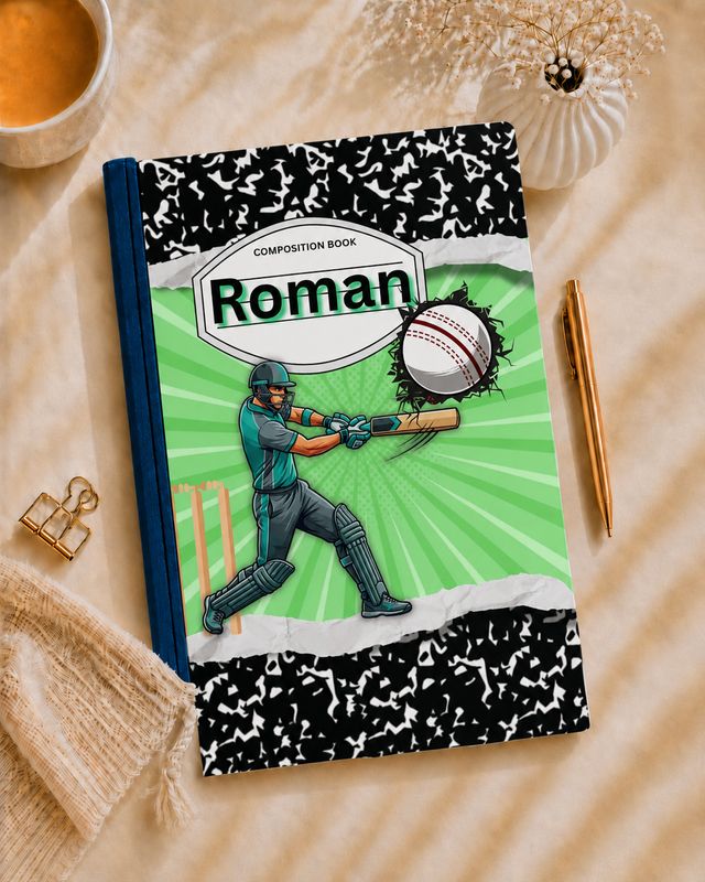 Note BOOK ROMAN  (Front Cover Only)