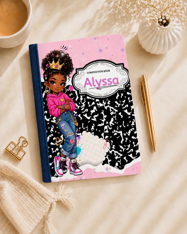 Note BOOK ALYSSA  (Front Cover Only)