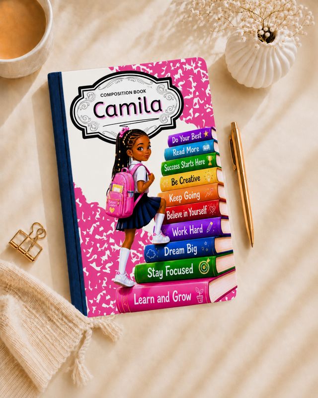 Note BOOK CAMILA (Front Cover Only)