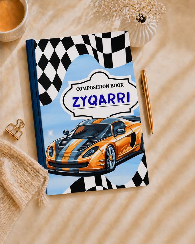 Note BOOK ZYQARRI  (Front Cover Only)