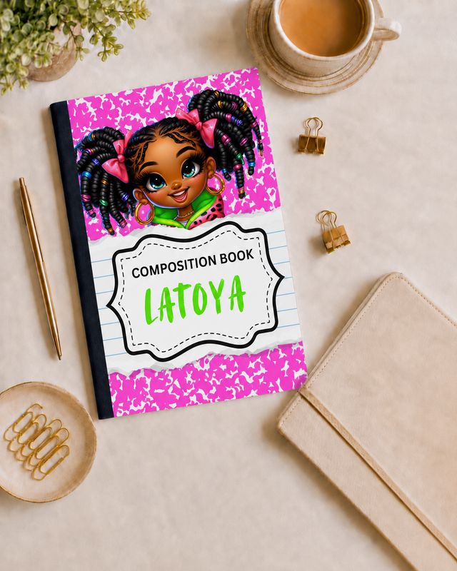 Note BOOK LATOYA (Front Cover Only)