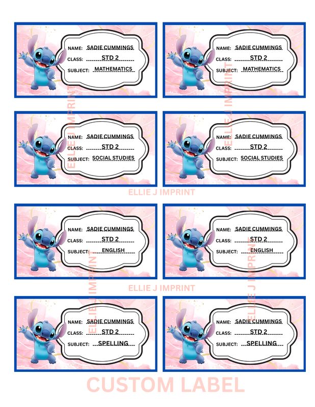 CUSTOM LABELS