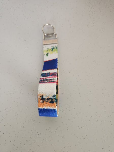 Pretty Little Extras -Coastal Stripe Wristlet