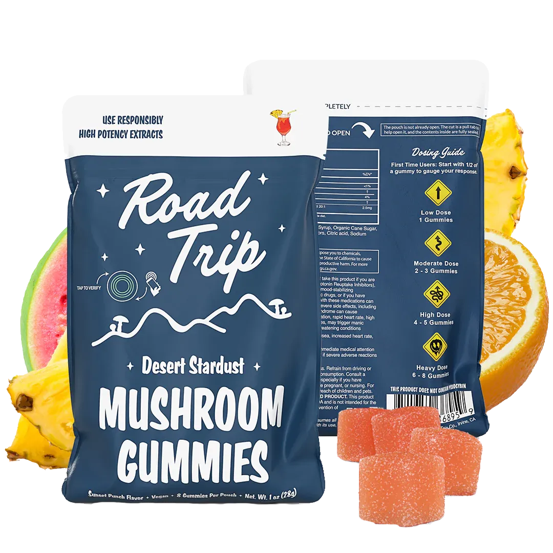 Desert Stardust Magic Mushroom Gummies – Sunset Punch