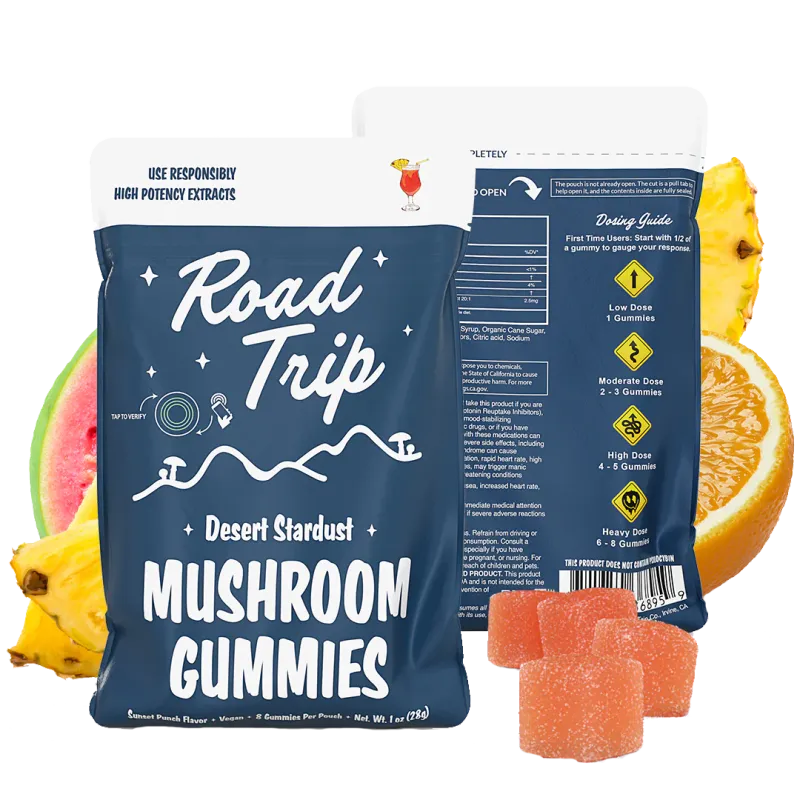 Desert Stardust Magic Mushroom Gummies – Sunset Punch