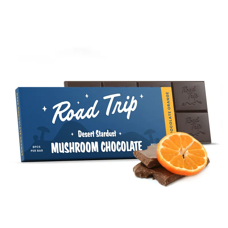 Desert Stardust Magic Mushroom Chocolate Bar – Dark Chocolate Orange
