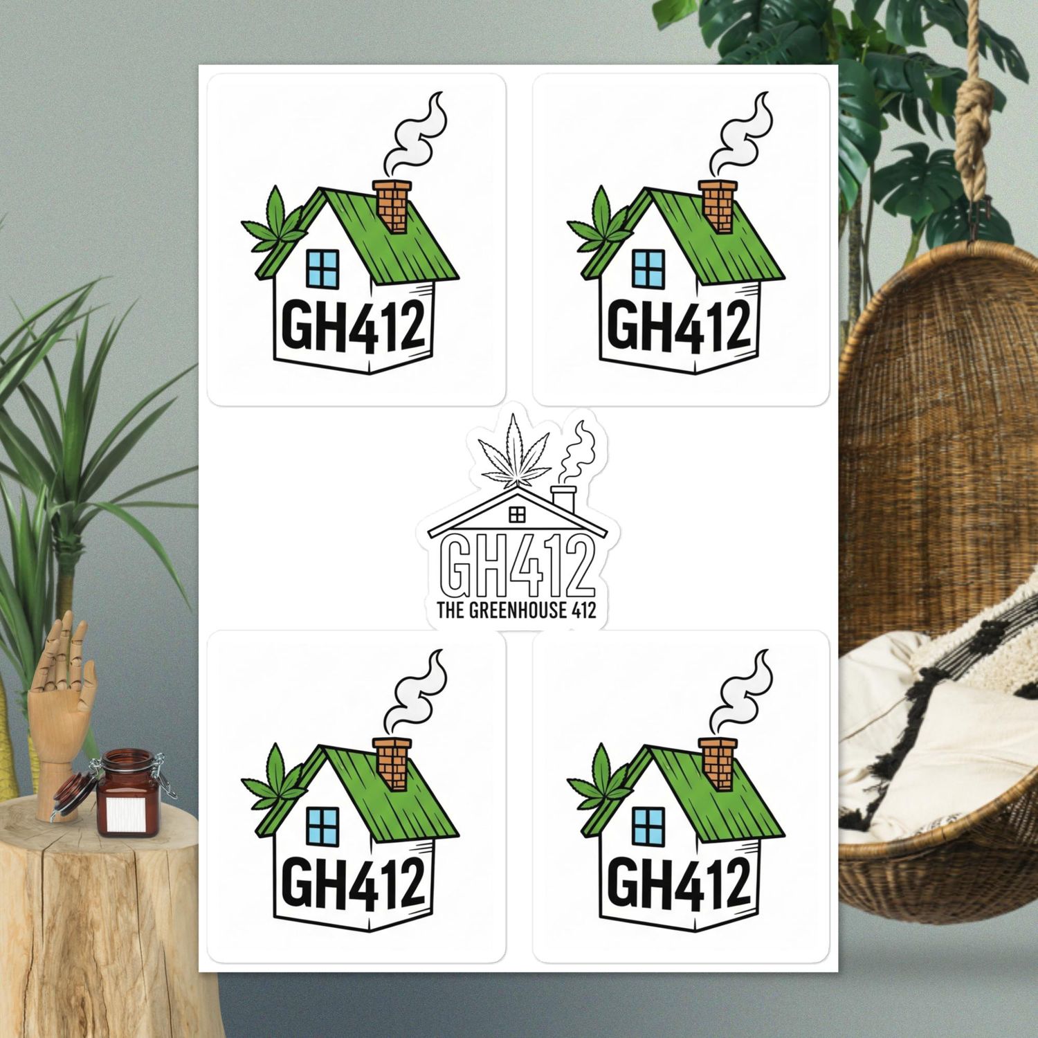 GH Logo/ Color Logo Sticker Sheet