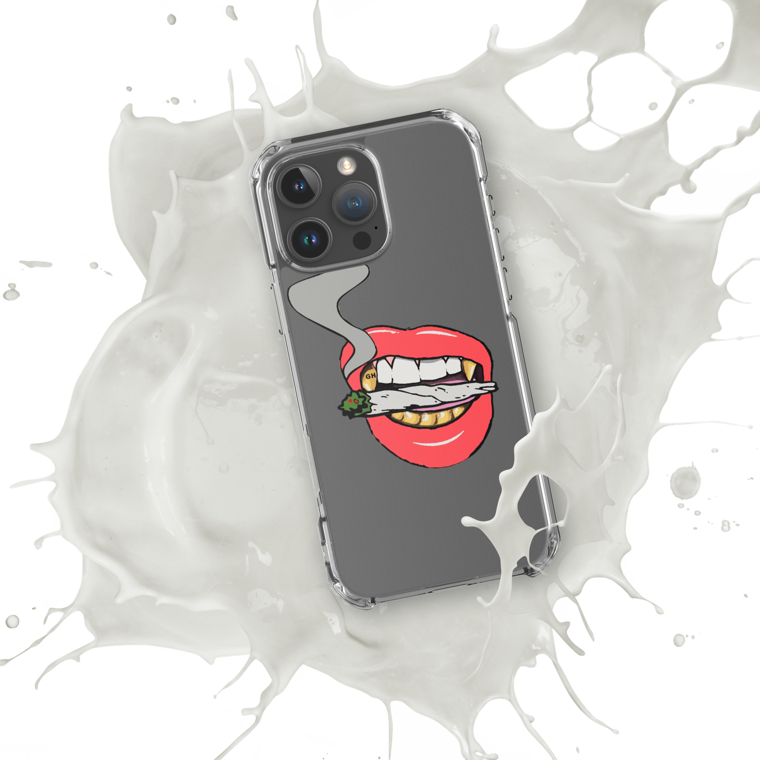 Smokin&#39; Lips Clear Case for iPhone®