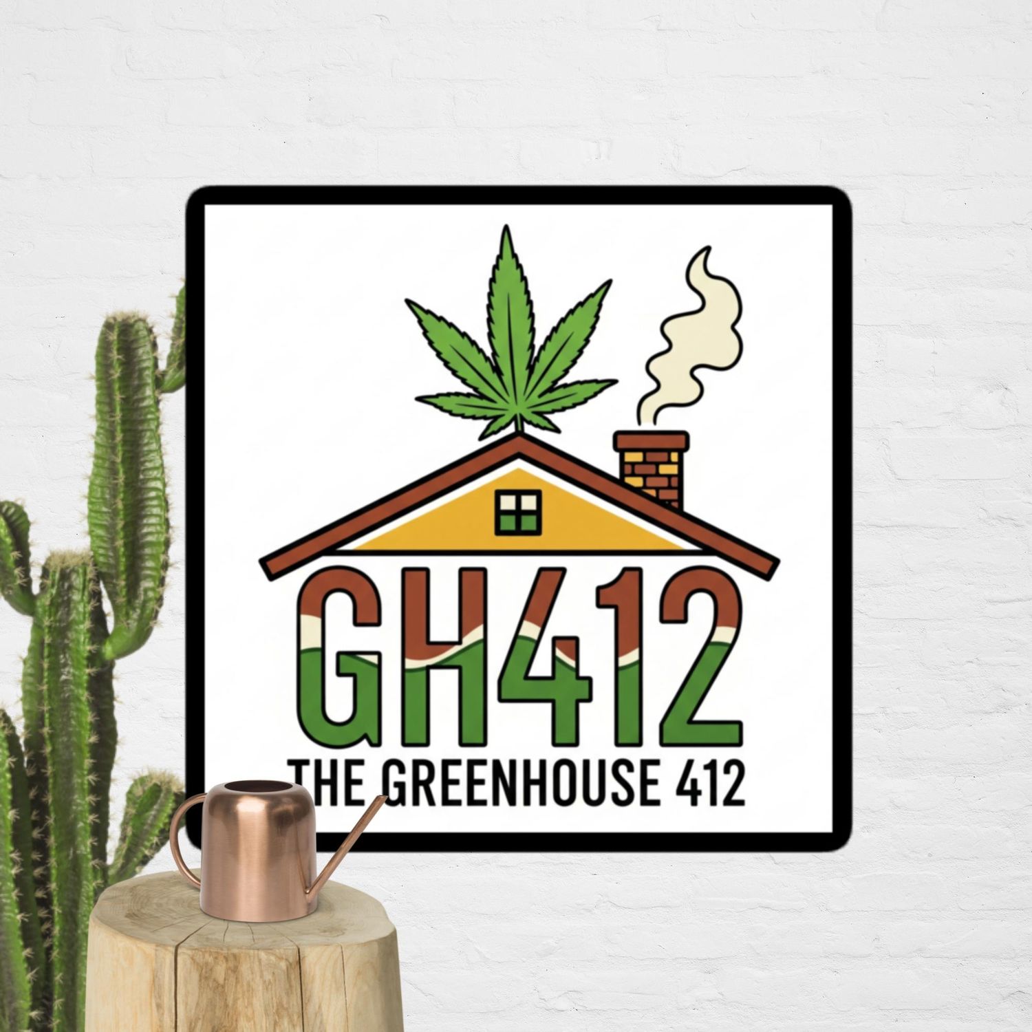GH Logo Full Color Bubble-Free Stickers
