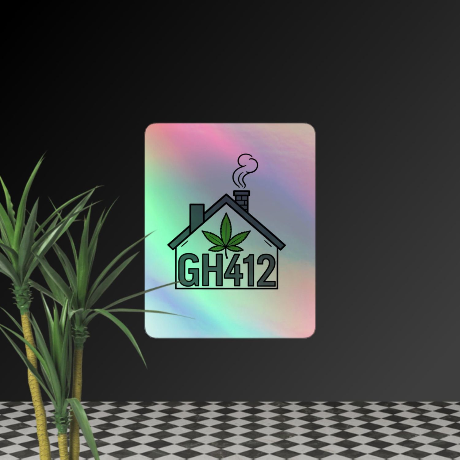 GH Color Holographic Stickers