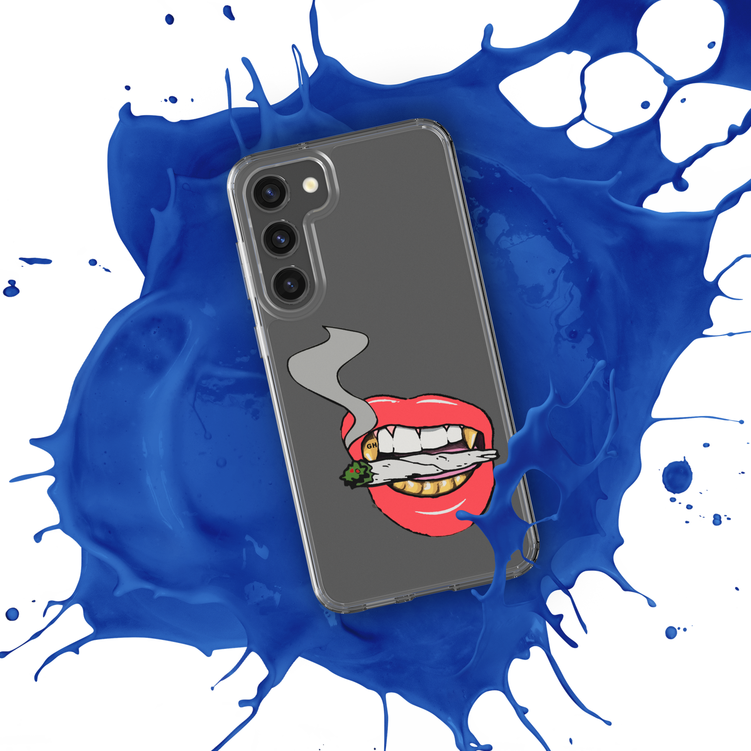 Smokin' Lips Clear Case for Samsung®