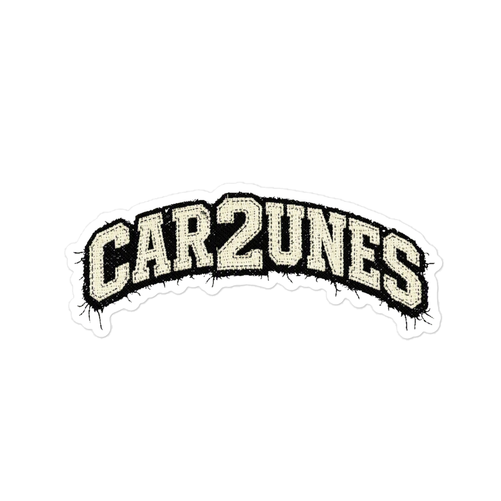Car2unes Drop 2 'Car2unes' Bubble-Free Sticker
