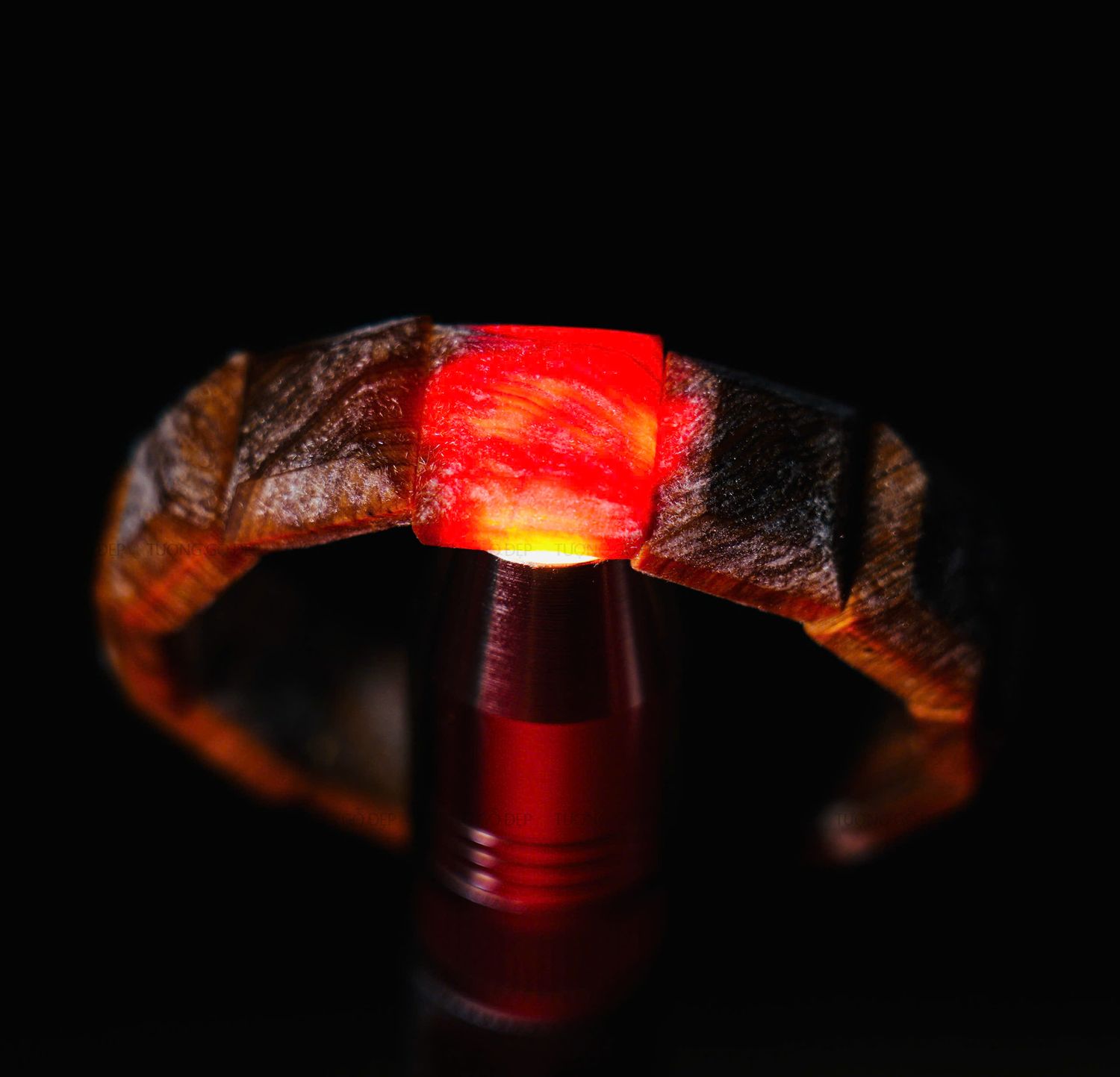 Stillframe | 18mm Resin-Rich Wood Bracelet