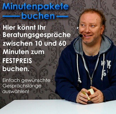 Minutenpakete buchen