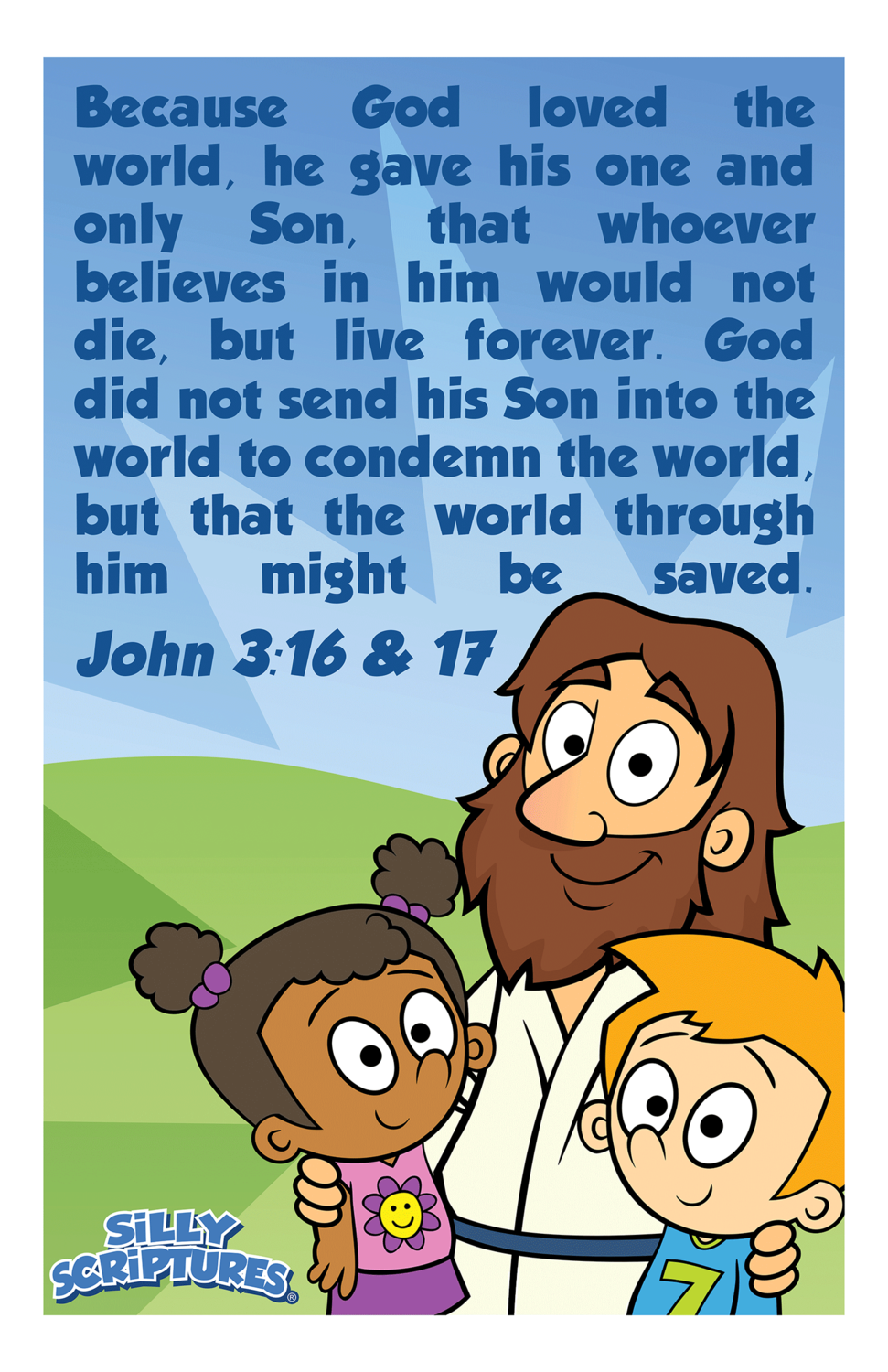 John 3:16 &amp; 17 Poster
