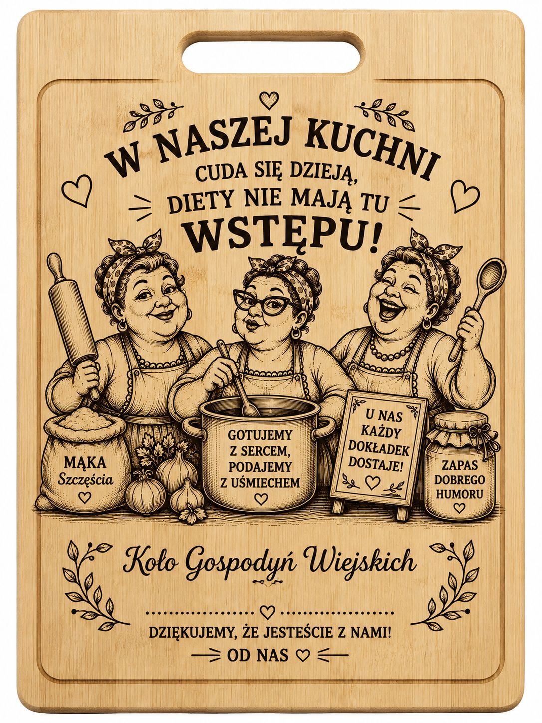 Deska dla Koła Gospodyń Wiejskich
