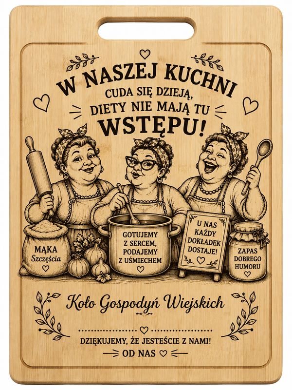 Deska dla Koła Gospodyń Wiejskich