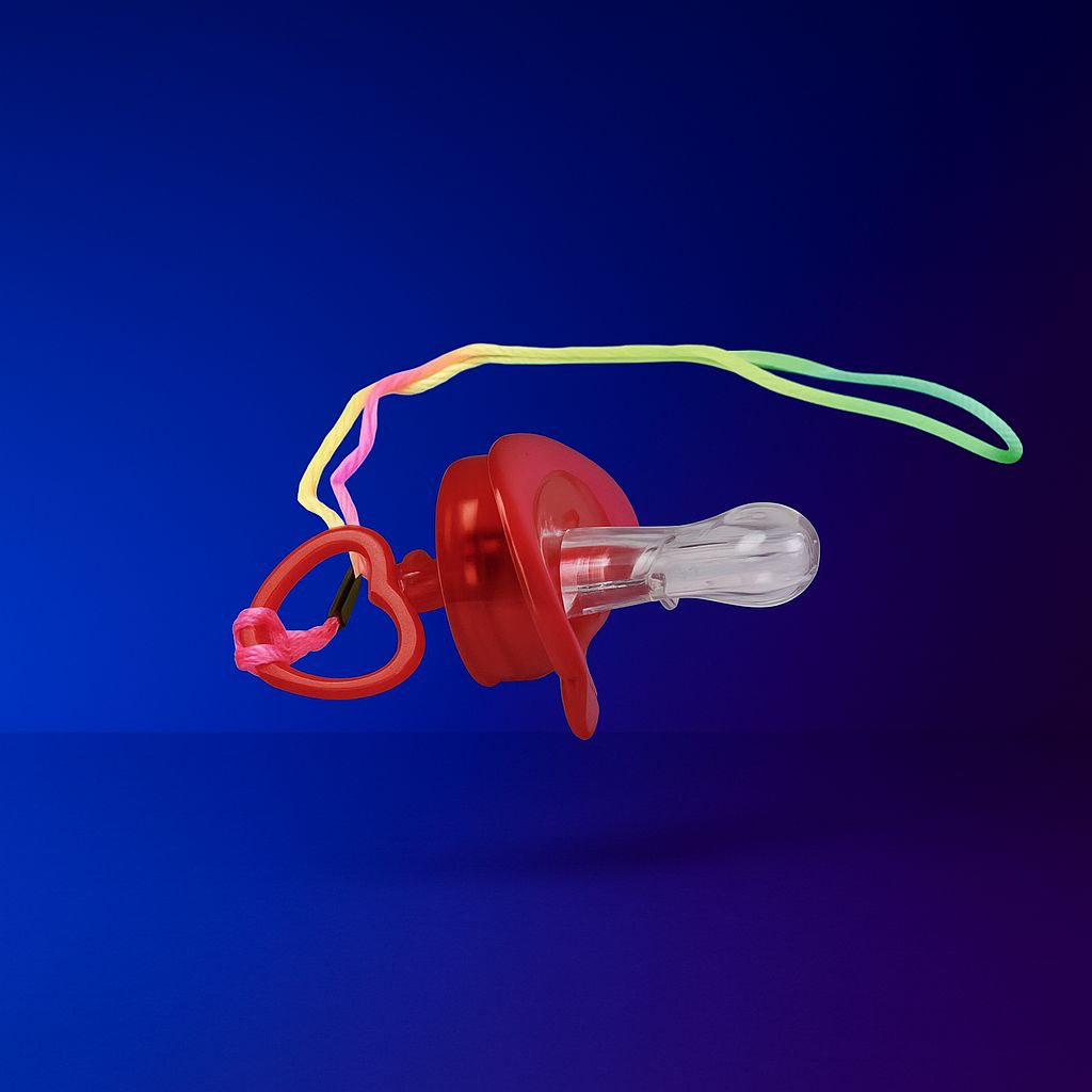 LED-Rave Schnuller (2 Stück)