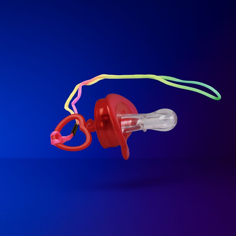 LED-Rave Schnuller (2 Stück)