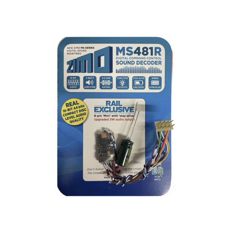 Zimo MS481R 8 Pin 6 Function Sound Function