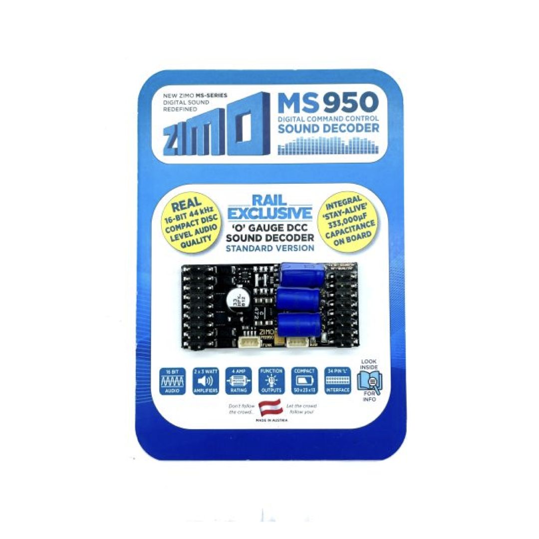 Zimo MS950 Large Scale Decoder (Pin Type)