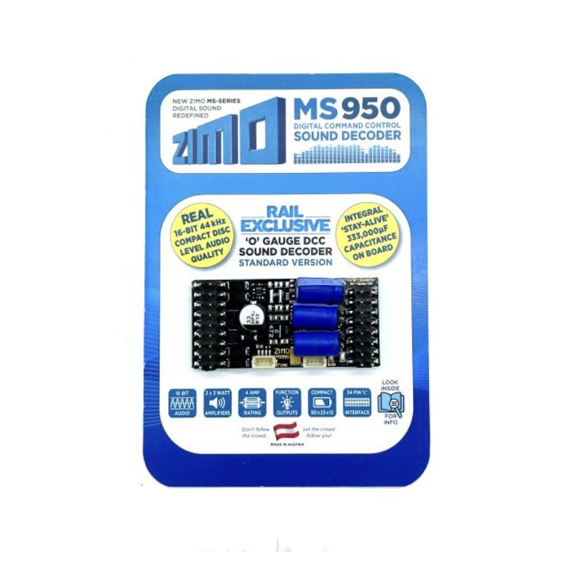 Zimo MS950 Large Scale Decoder (Pin Type)