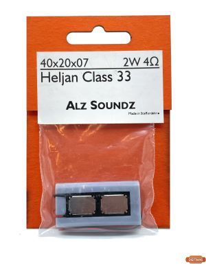 ALZ40x20x7 twin speaker 4Ohms