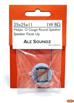 ALZ25x25x11 Heljan O gauge round speaker