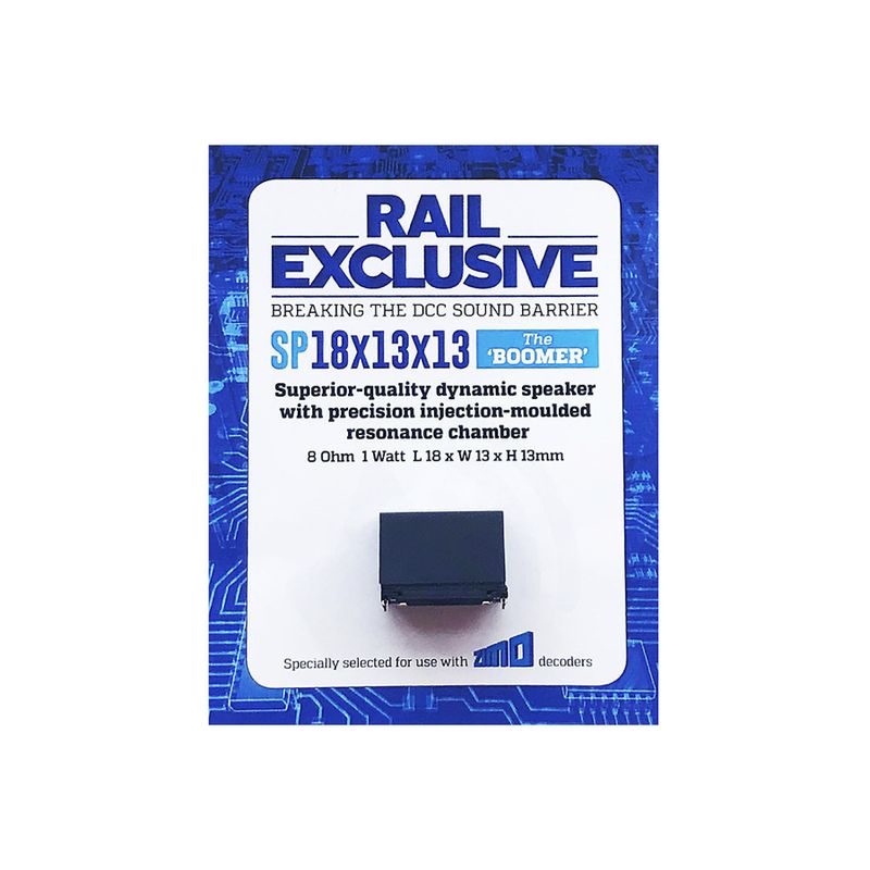 Rail Exclusive 26x20x8mm â€˜Boomerâ€™ Speaker