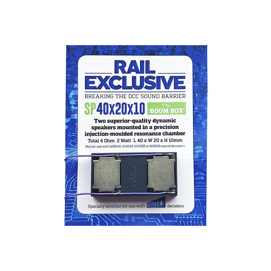 Rail Exclusive 40x20x10mm â€˜Boom Boxâ€™ Speaker