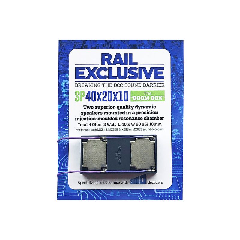 Rail Exclusive 40x20x10mm â€˜Boom Boxâ€™ Speaker