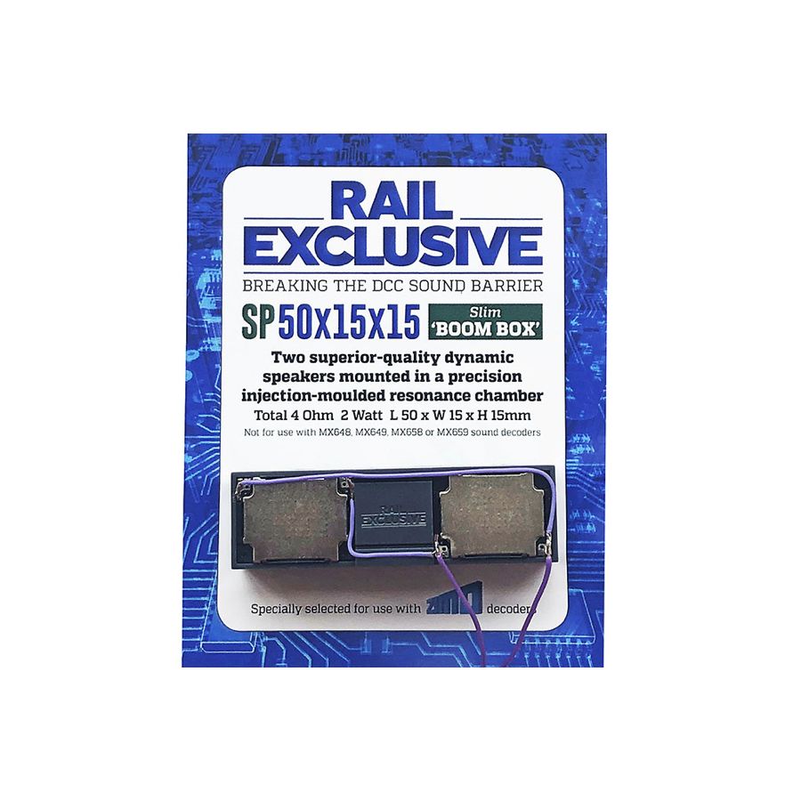 Rail Exclusive 50x15x15mm ‘Slim Boom Box’ Speaker