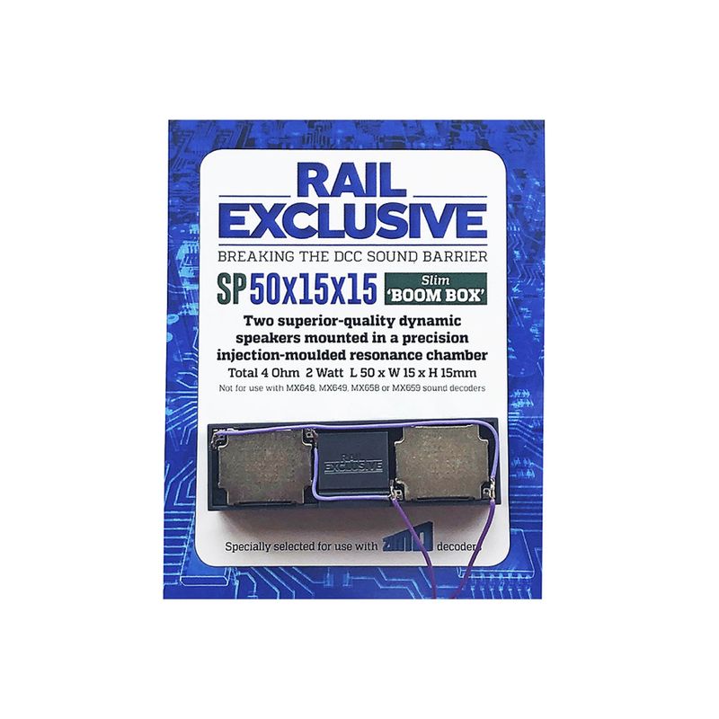 Rail Exclusive 50x15x15mm ‘Slim Boom Box’ Speaker