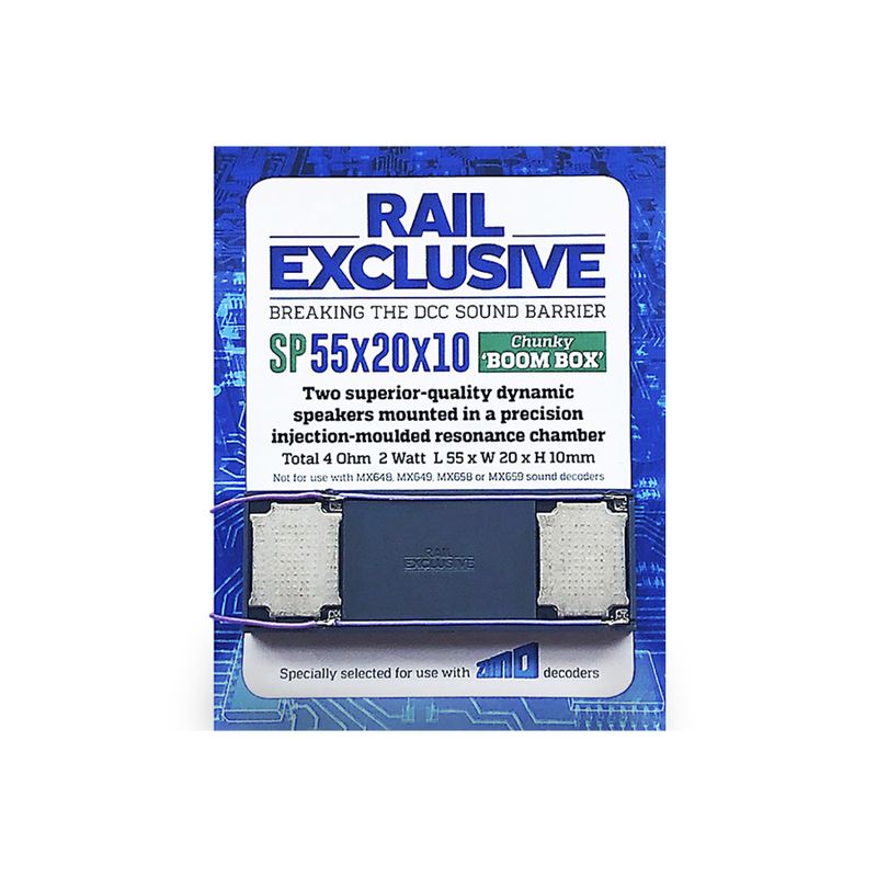 Rail Exclusive 55x20x10mm  â€˜Chunky Boom Boxâ€™ Speaker