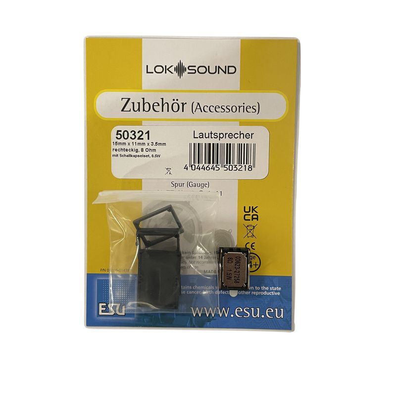 ESU 50321  15mm x 11mm, 8Ω Speaker