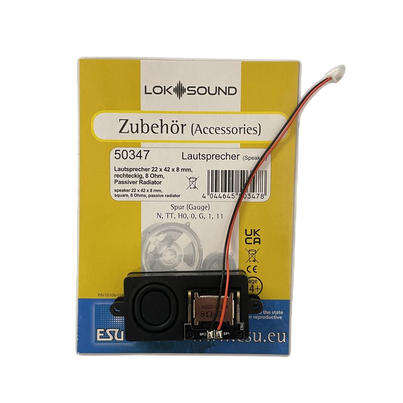 ESU 50347 22x42x8mm 8Ω Passive Radiator Speaker