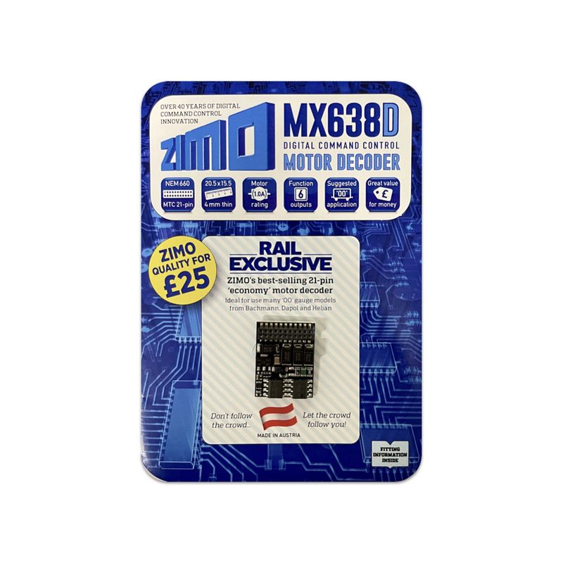Zimo MX638D 21 Pin Motor Decoder