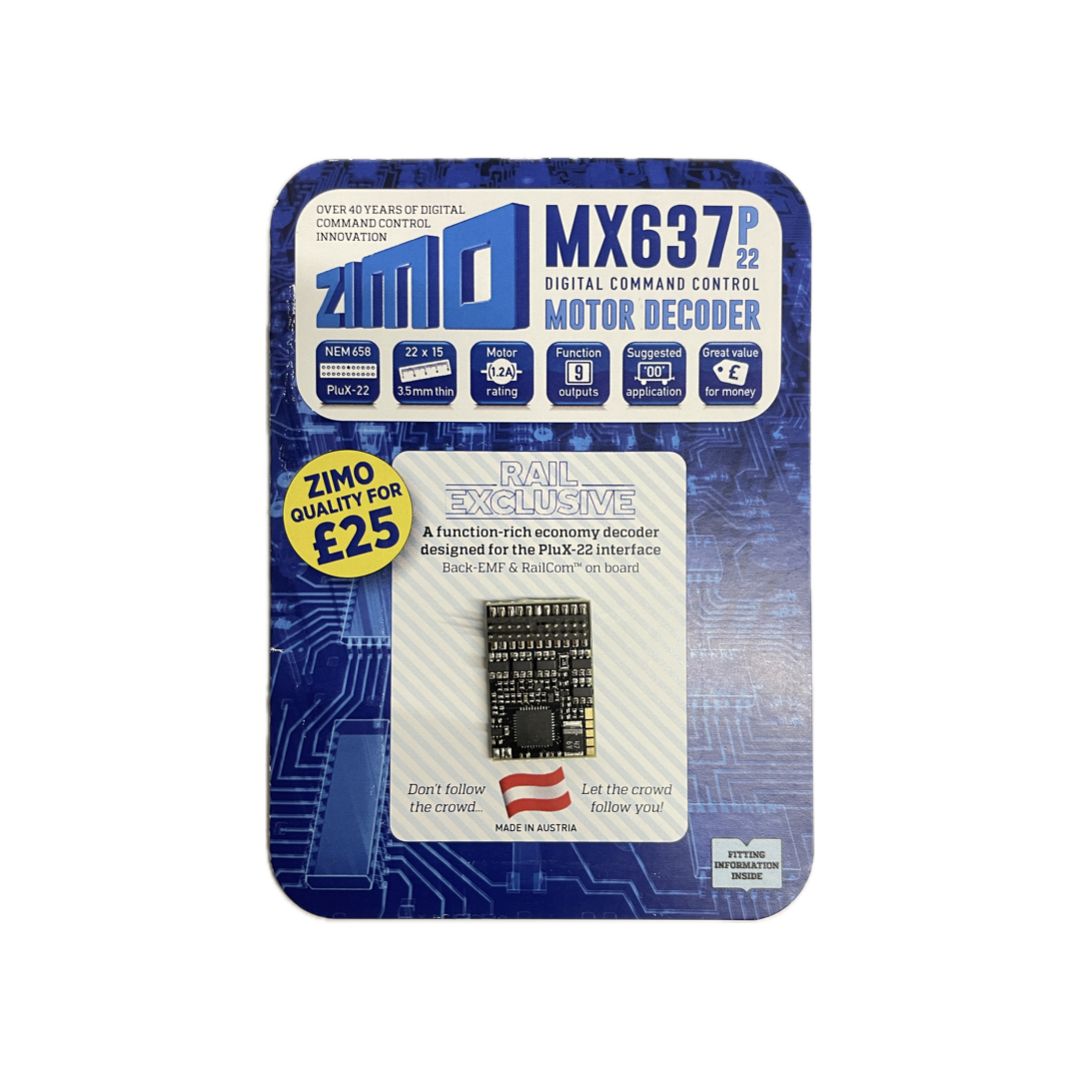 Zimo MX637 Plux 22 Motor Decoder