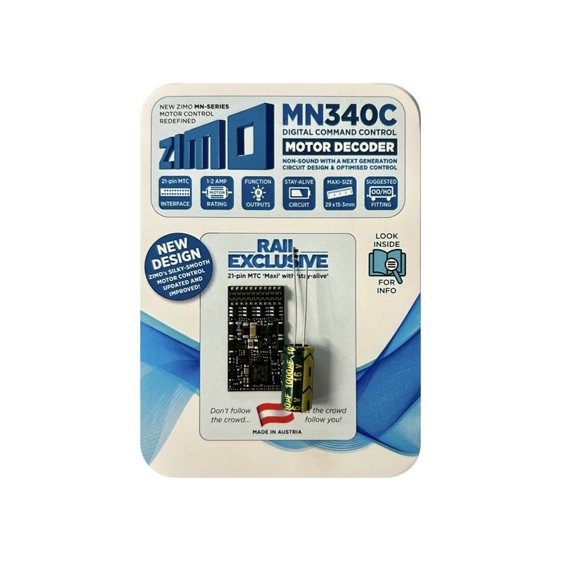 Zimo MN340C 21 Pin Motor Decoder