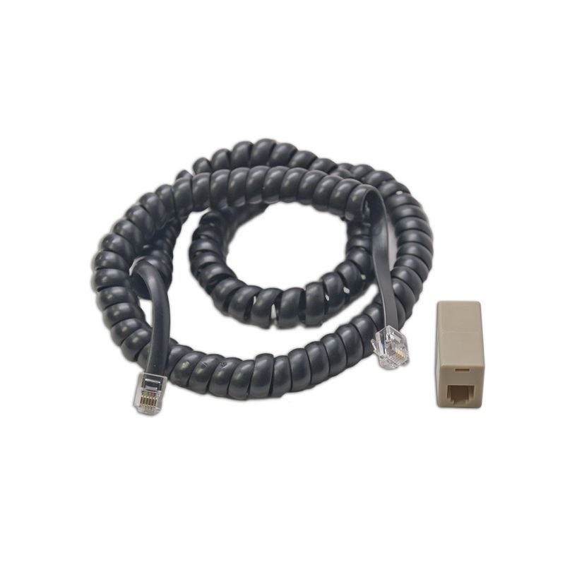 Digitrax LNCCMC1 Coiled Cord &amp; RJ12 Modular Adapter