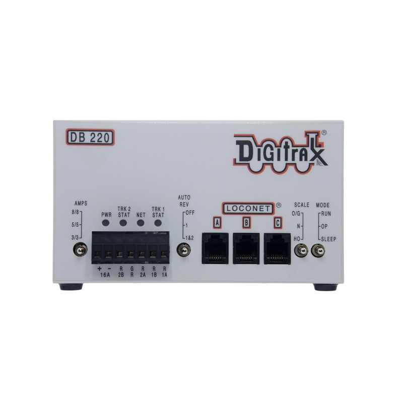Digitrax DB220 Dual 3/5/8 Amp AutoReversing DCC Booster