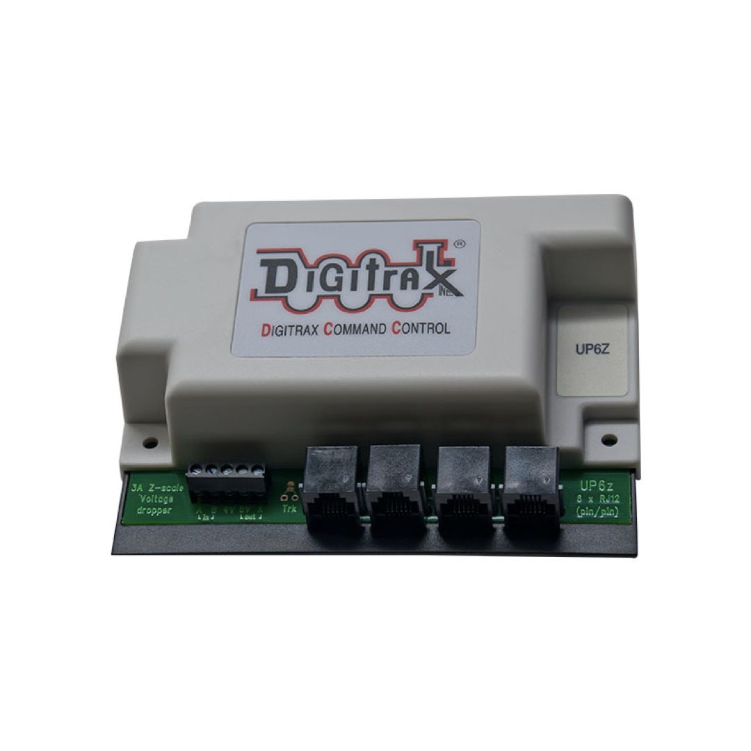 Digitrax UP6Z LocoNet Universal Panel and 3 Amp Z Scale Voltage Reducer