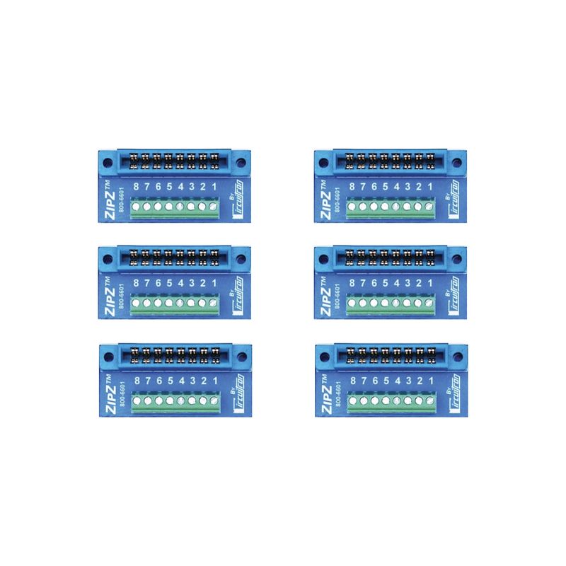 Circuitron 800-6606 Toirtoise / Smail Connector Block (6 Pack)