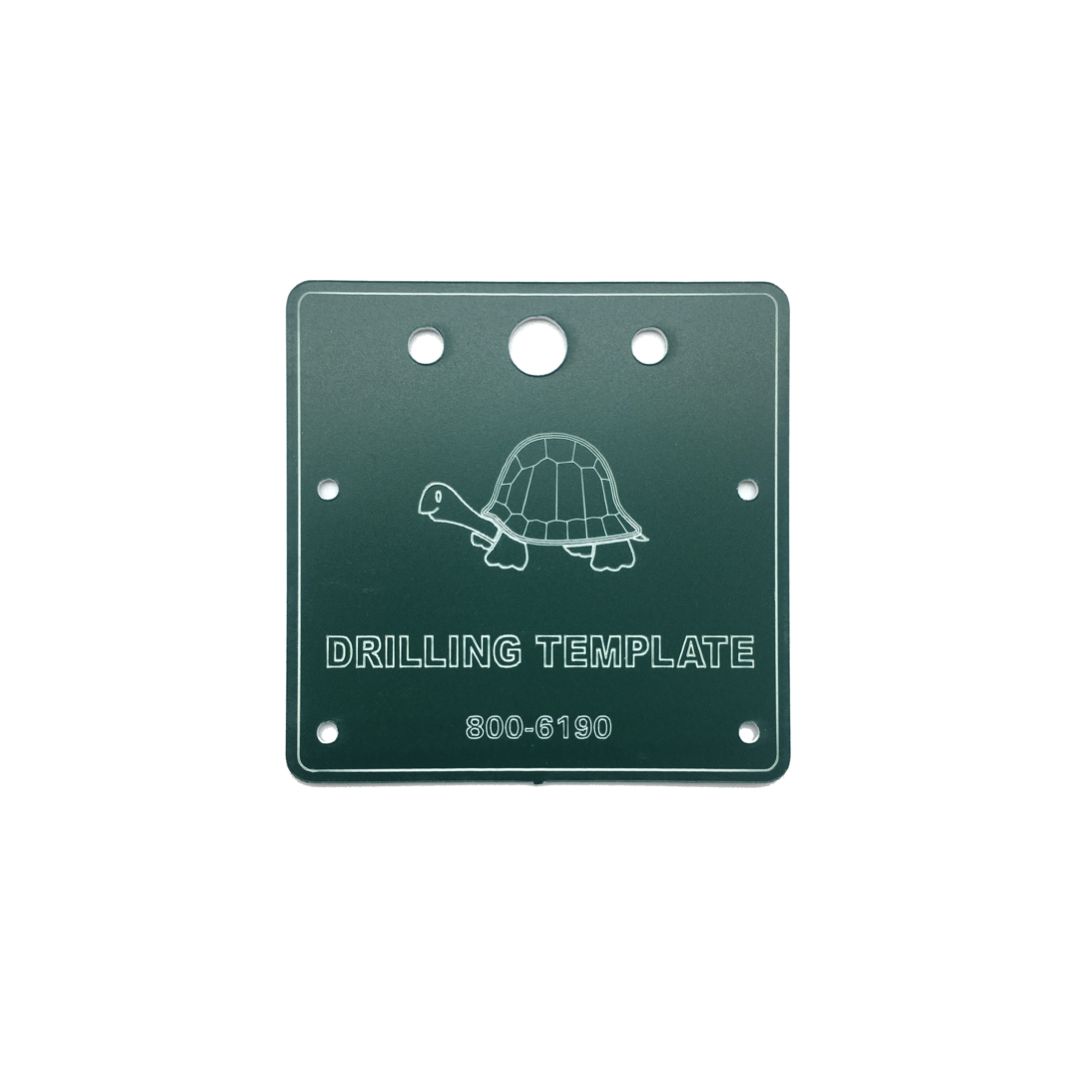 Circuitron 800-6190 Tortoise Drilling Template