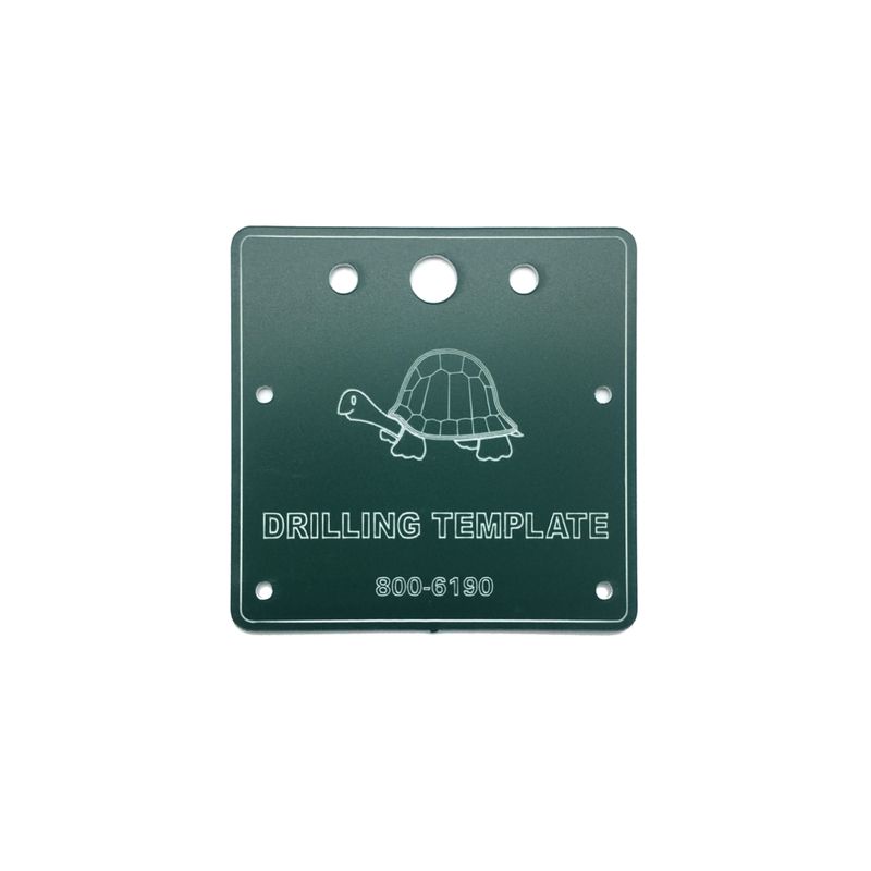 Circuitron 800-6190 Tortoise Drilling Template