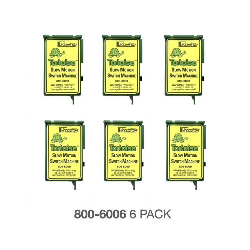 Circuitron 800-6006 Tortoise (6 Pack)