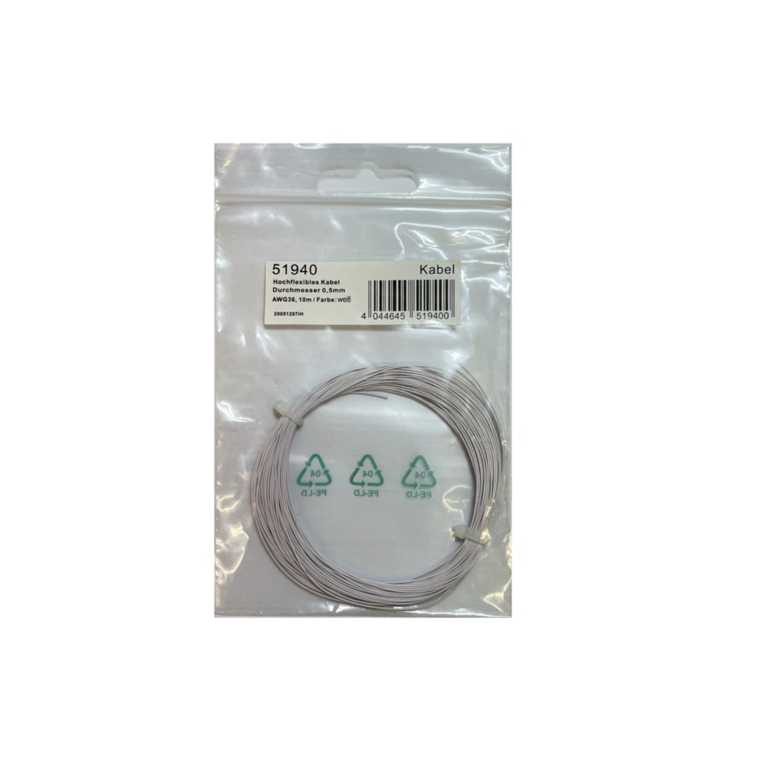ESU 51940 Decoder Wire White